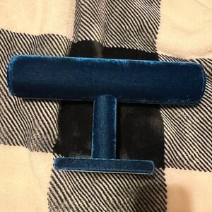 Blue Velvet Jewelry Display Stand